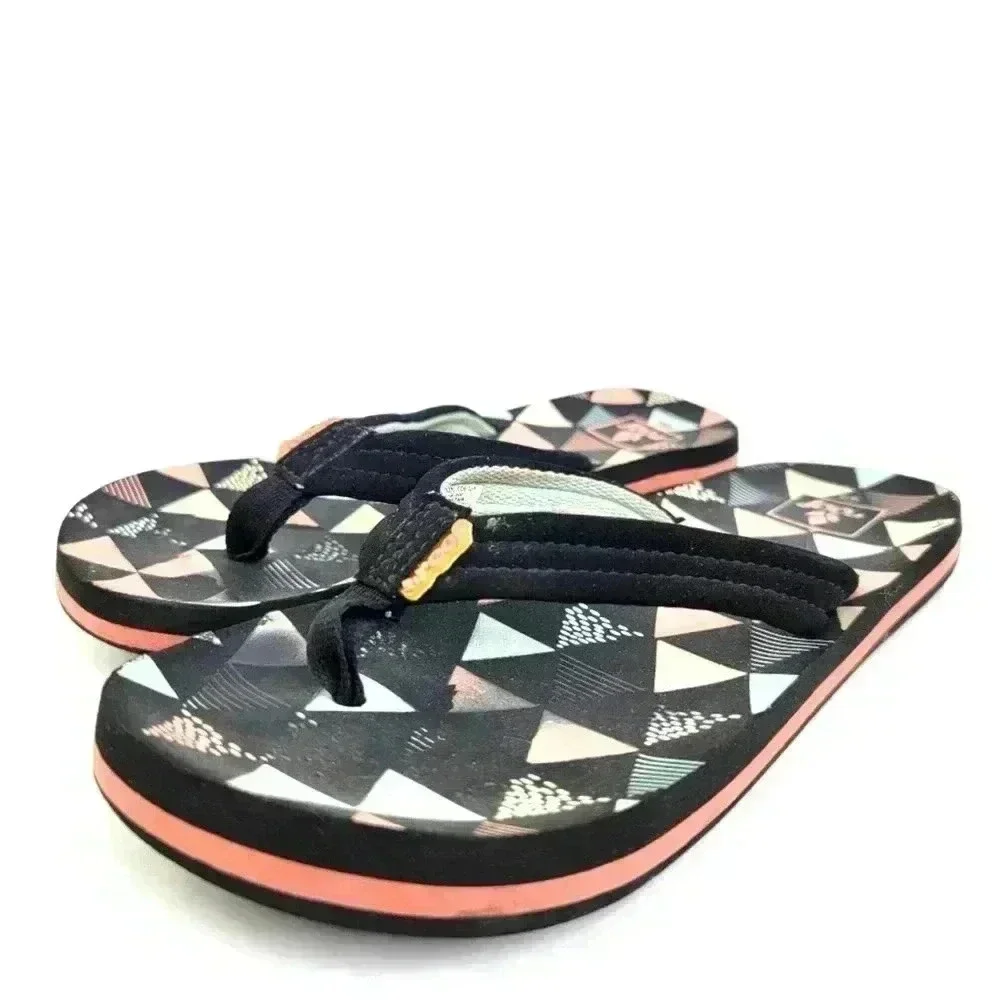 Reef Ahi Geometric Rainbow Flip Flop Sandals - Picture 3 of 7